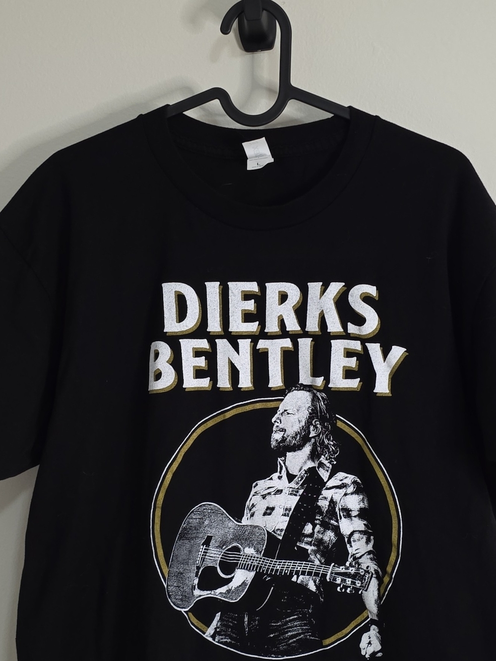 Black Graphic T-Shirt Official Dierks Bentley Concert Shirt